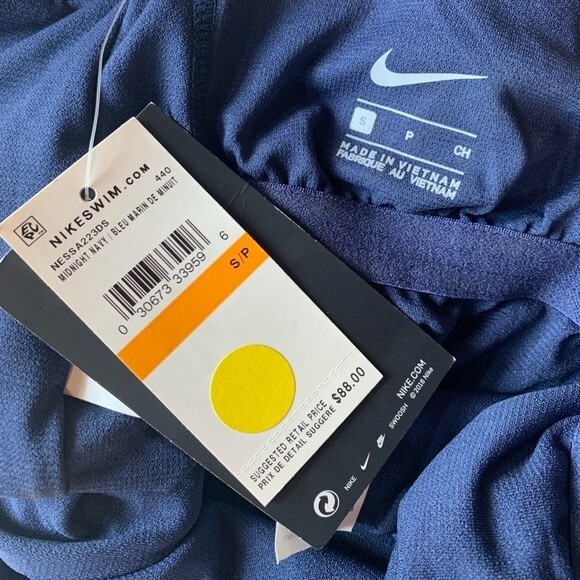NWT Nike | Essentials One Piece Swimsuit Navy Blue S - Picture 3 of 7